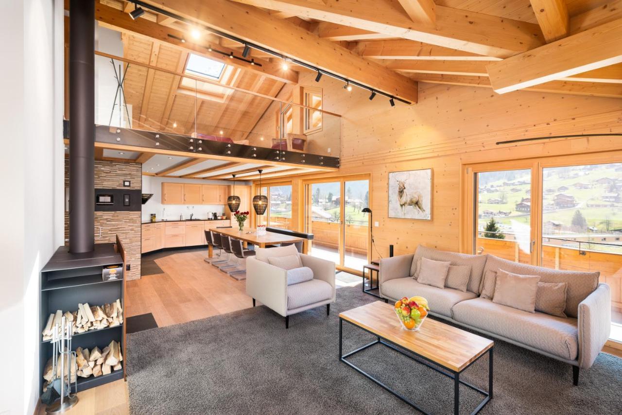 Chalet Alia And Apartments-Grindelwald By Swiss Hotel Apartments Ngoại thất bức ảnh