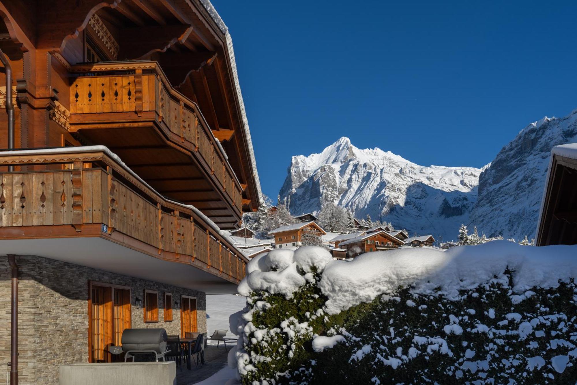 Chalet Alia And Apartments-Grindelwald By Swiss Hotel Apartments Ngoại thất bức ảnh
